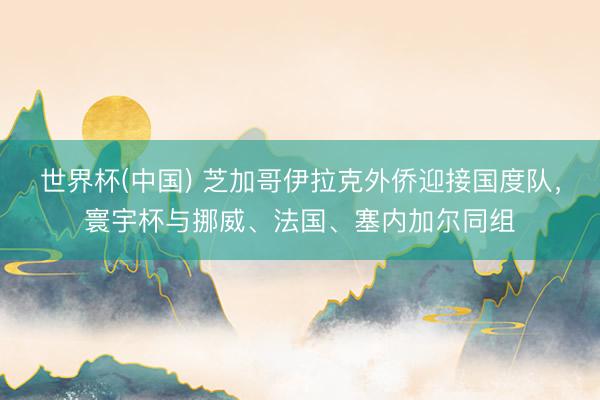 世界杯(中国) 芝加哥伊拉克外侨迎接国度队,寰宇杯与挪威、法国、塞内加尔同组